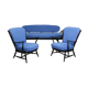 Lounge set with sofa daybed model ‘355’ and 2 windsor lounge chairs Lucian Ercolani for Ercol