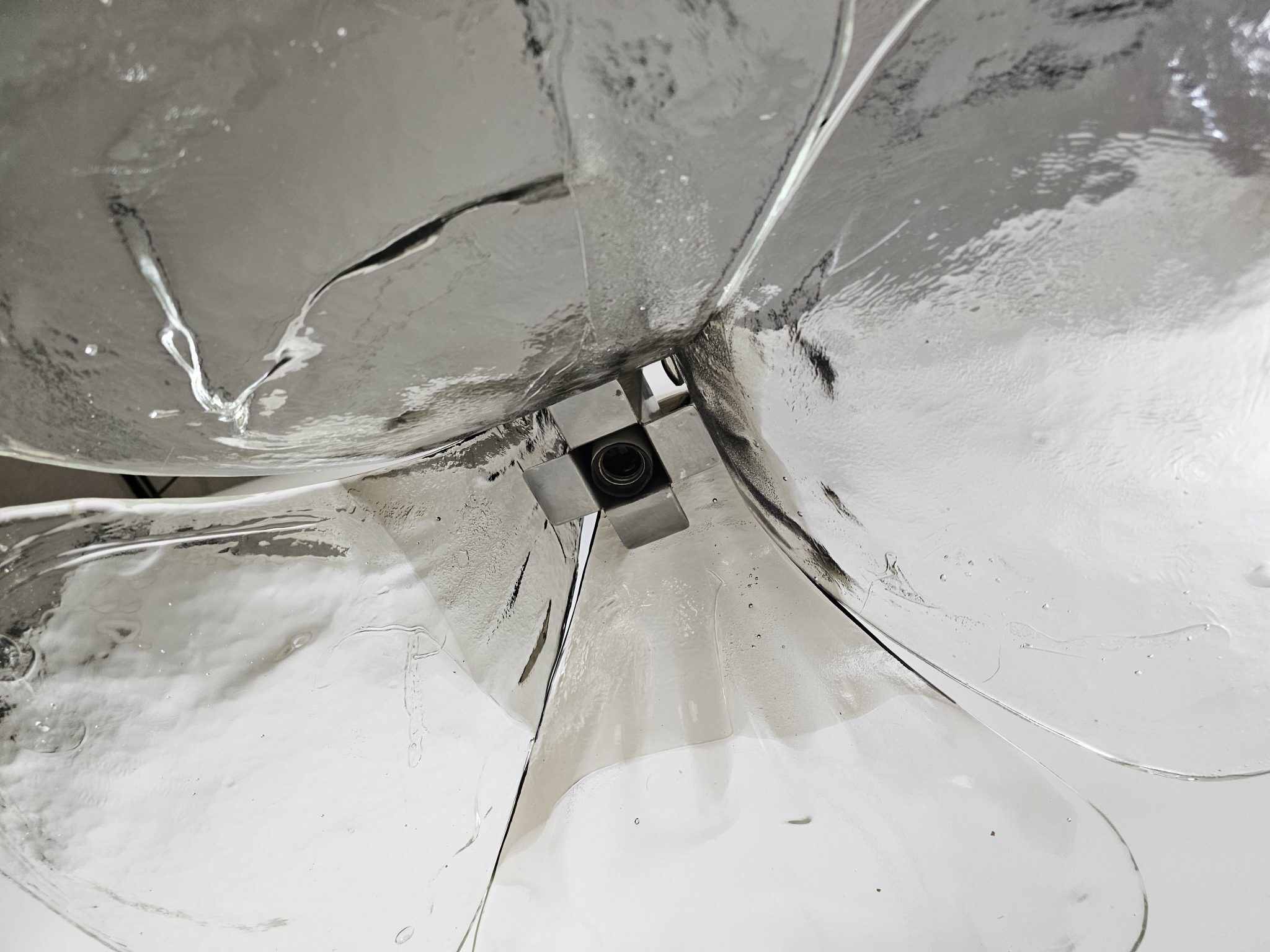 Tulip pendant lamp by Carlo Nason for Mazzega 1970s