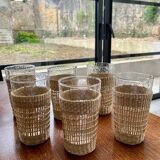 6 orangeade glasses