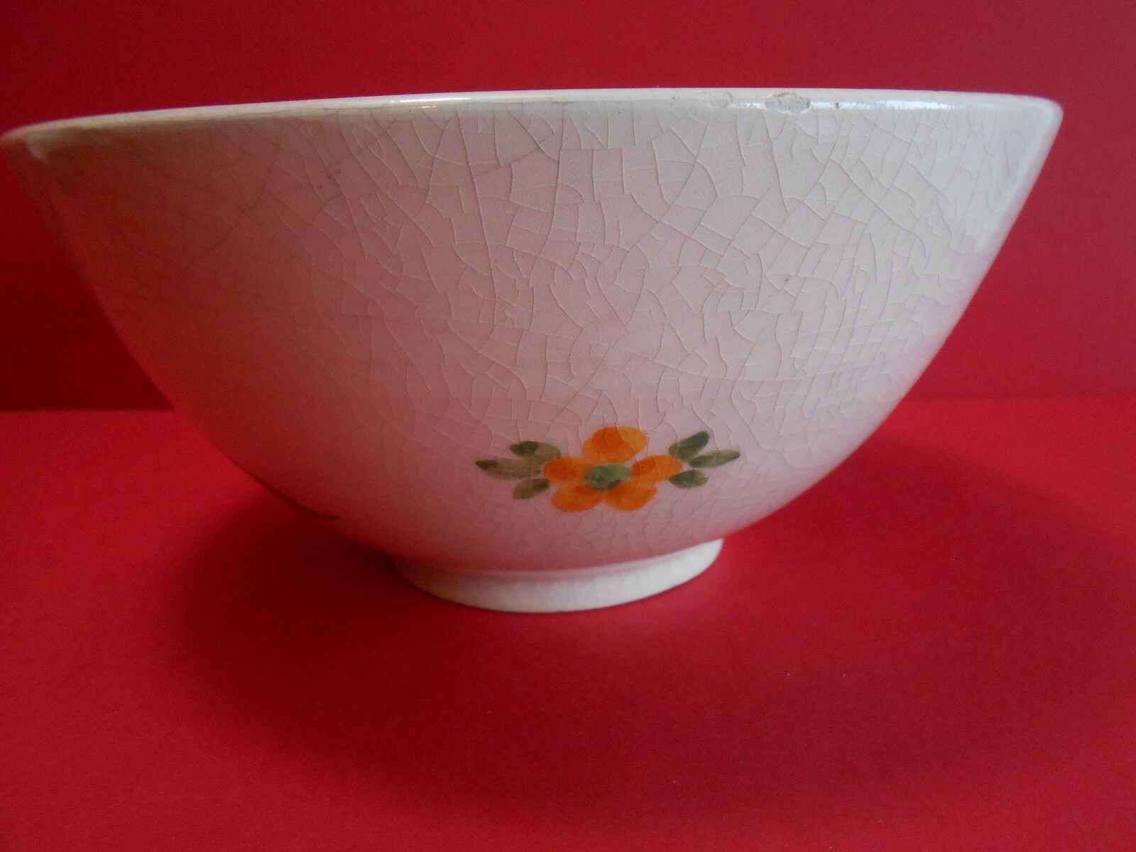 Cracked earthenware bowl Vallauris spring décor