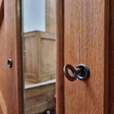 Cross-braced wardrobe