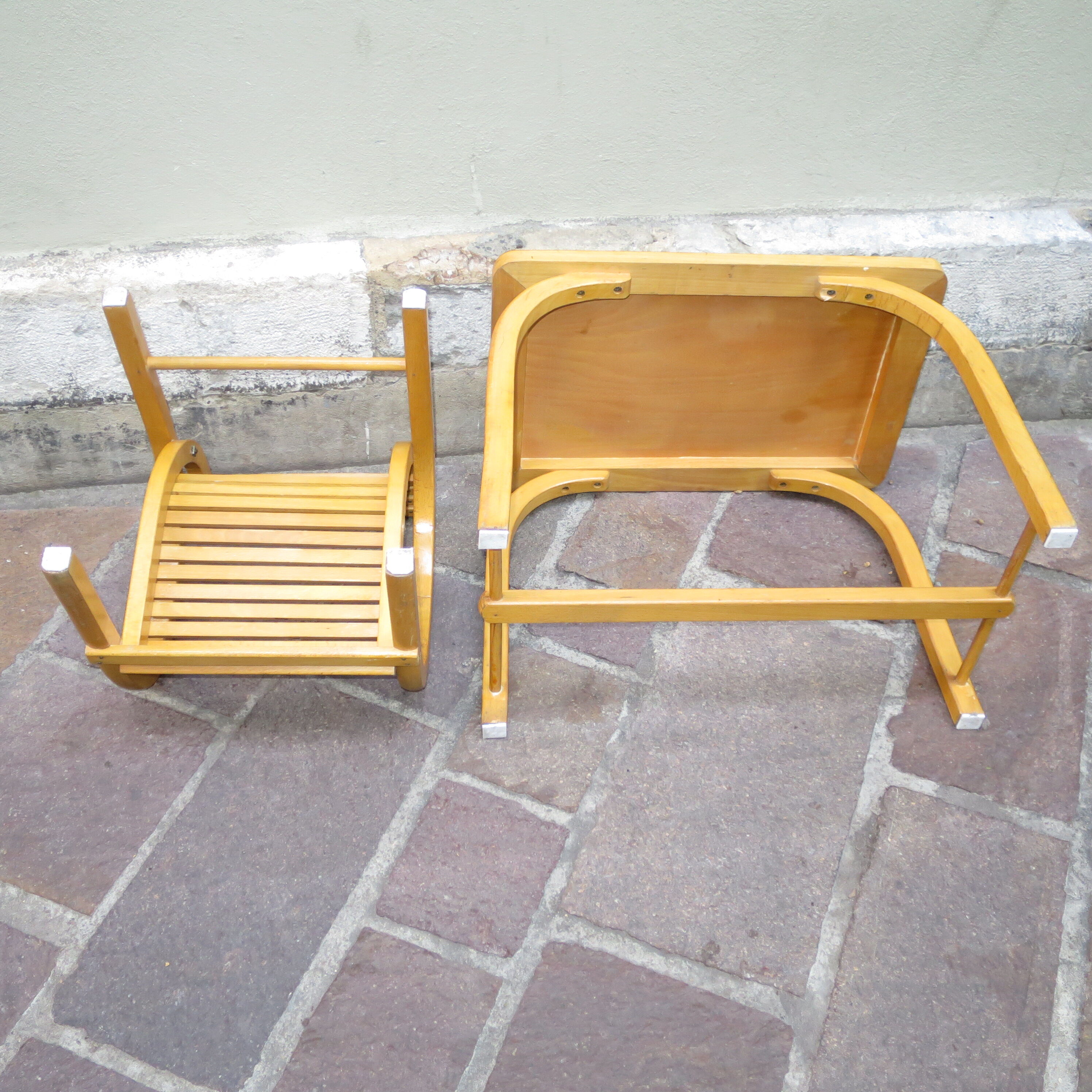 Bureau enfant et son fauteuil Baumann Art Déco