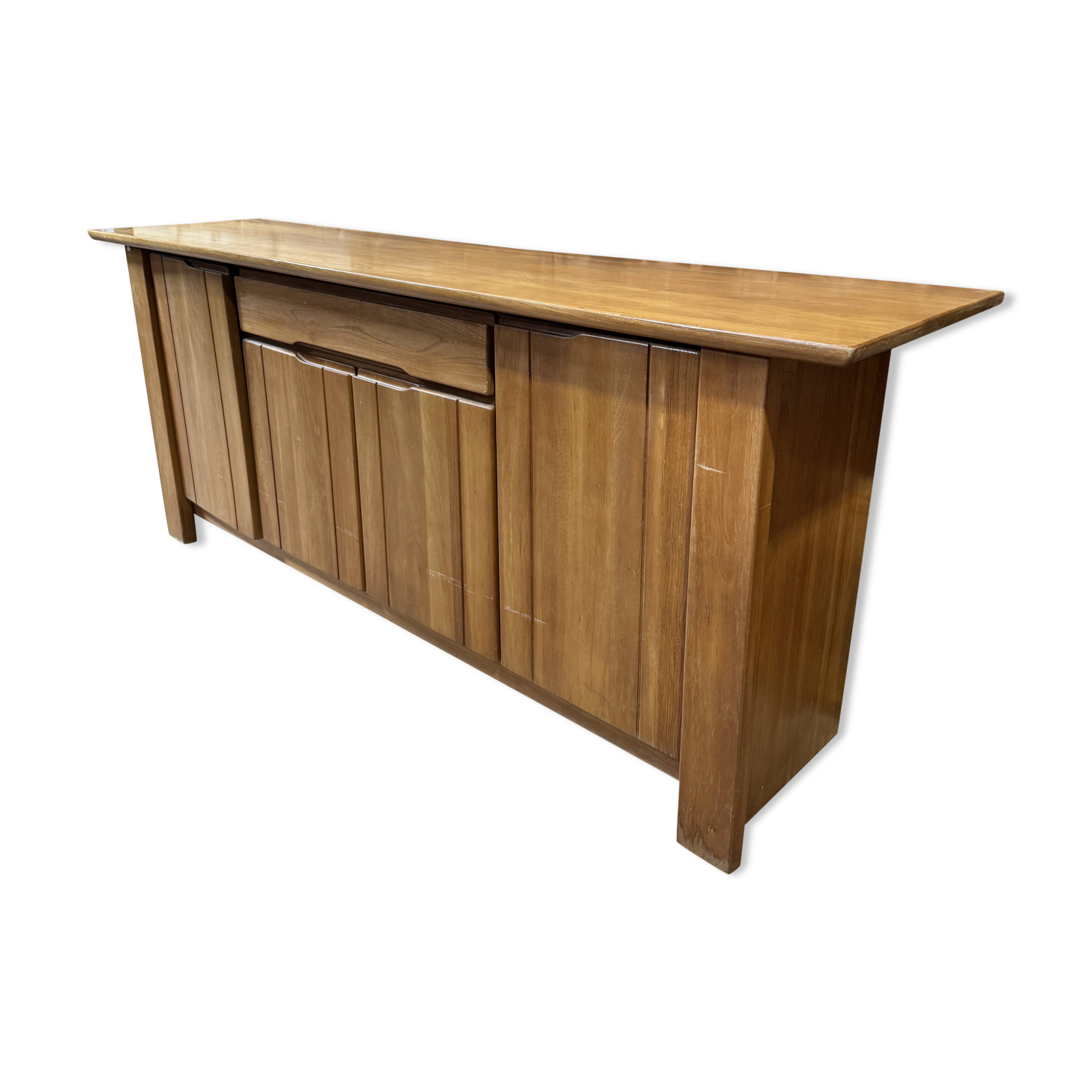 Enfilade in solid elm – 1980s