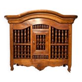 Panetière xviii, louis xv style walnut policeman's hat