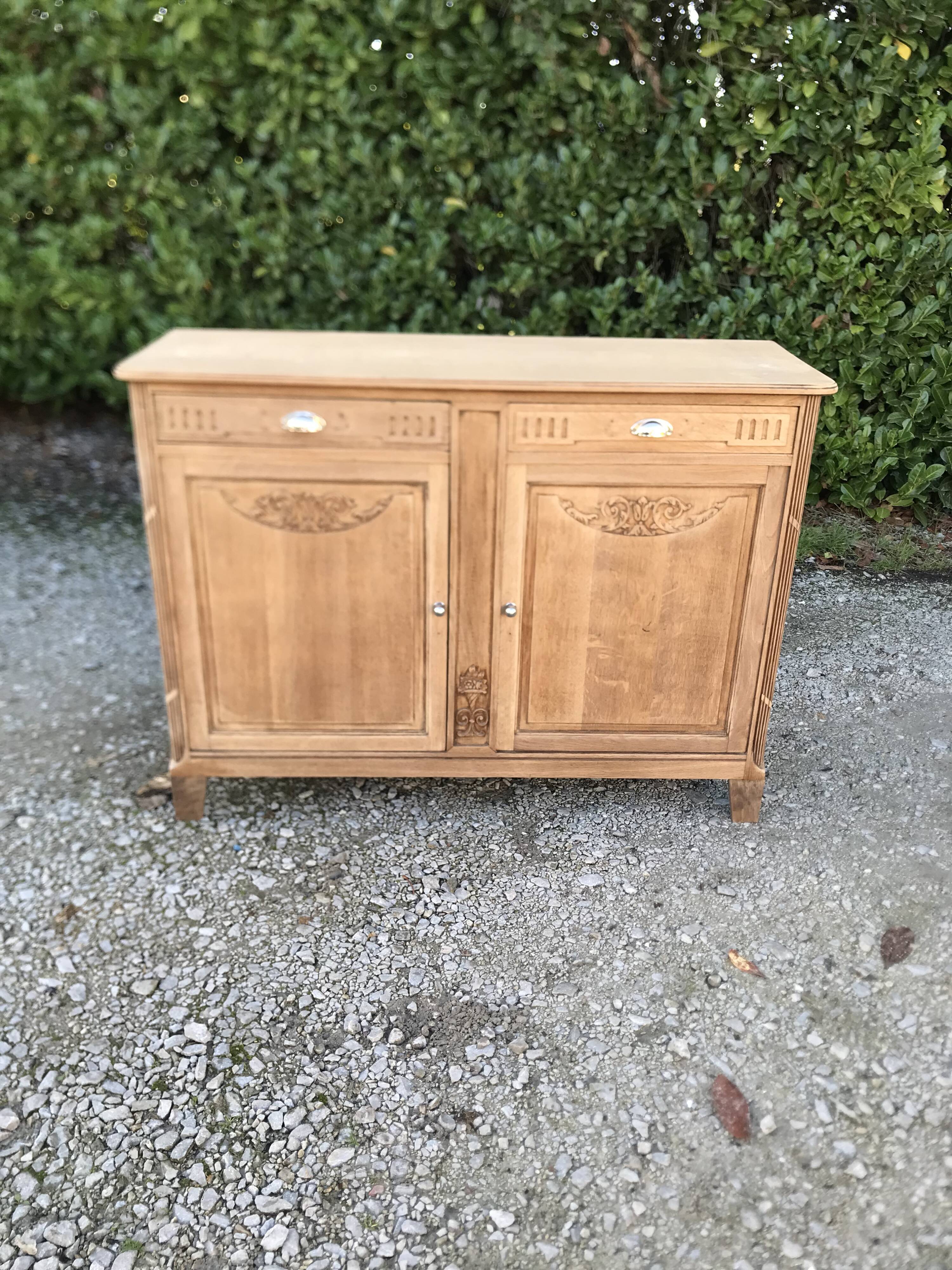 Buffet parisien en chêne 2 portes