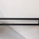 Vintage coat rack 3 heads yellow metal in the years 60-70