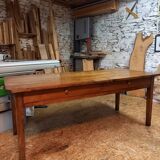 Solid oak farmhouse table