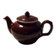 1960s vintage enamelled ceramic teapot