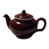 1960s vintage enamelled ceramic teapot
