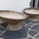 Pair of 1950s fiber cement planters