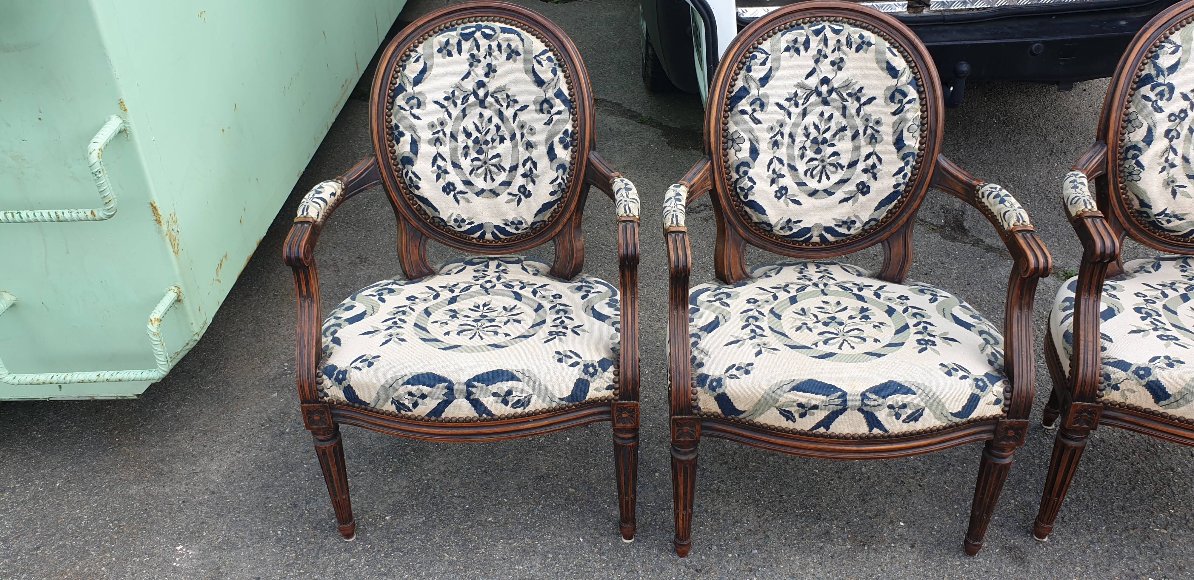 Armchairs Bergeres Louis XVl