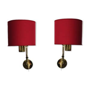 Paire d'appliques orientables