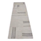 Vintage Anatolian Hemp Kilim Runner sku 3837