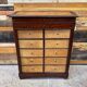 Mahogany writing cabinet
