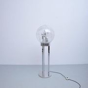 Lampe de sol Sputnik en chrome par Doria Leuchten, années 1970.
