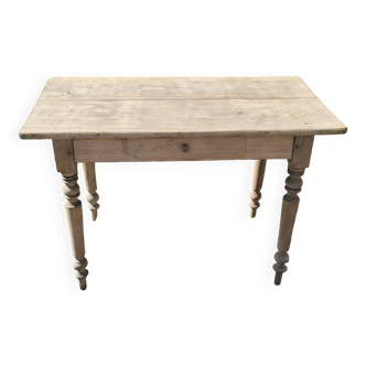 Raw wood table, Elm early 20th century