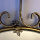Gold metal sun mirror