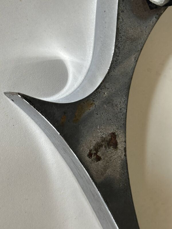 Paire chenets Jean Paul création design 1970