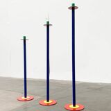 Postmodern German candlesticks by SKS, West Germany, set of 3.