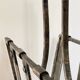 Vintage Brutalist Steel Magazine Rack