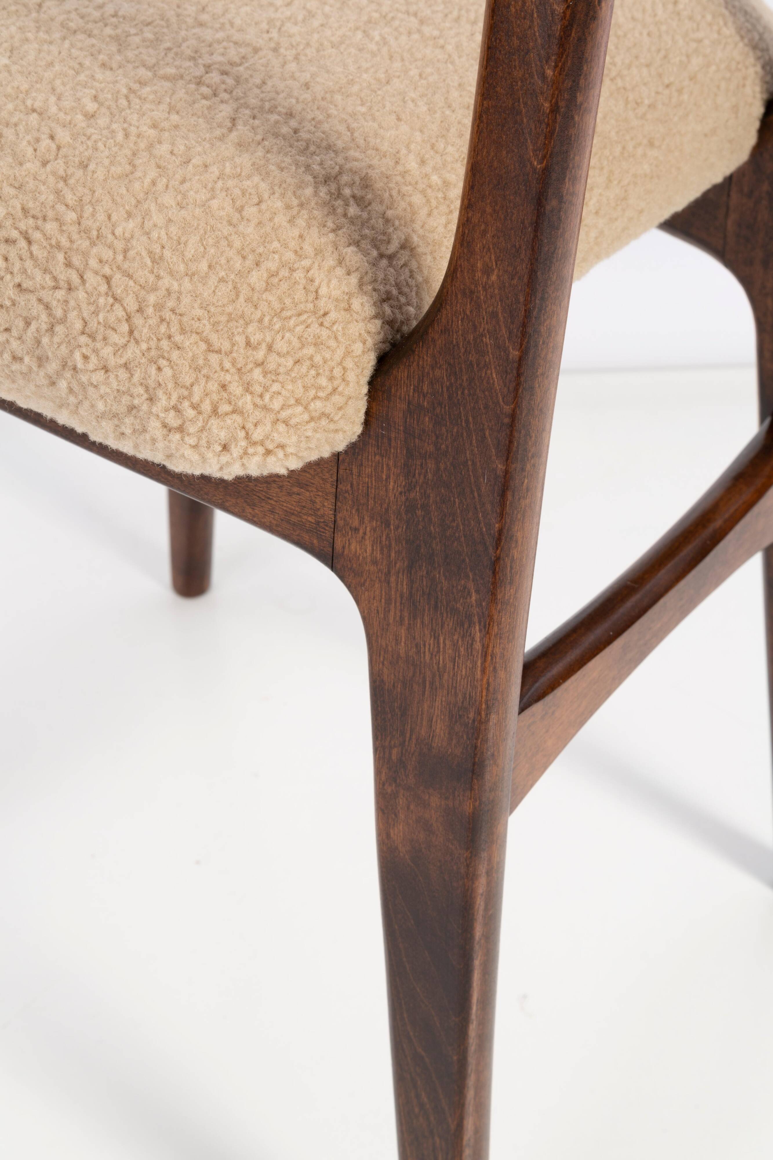 Camel Chair Soft Boucle from the 20th century, 1960s