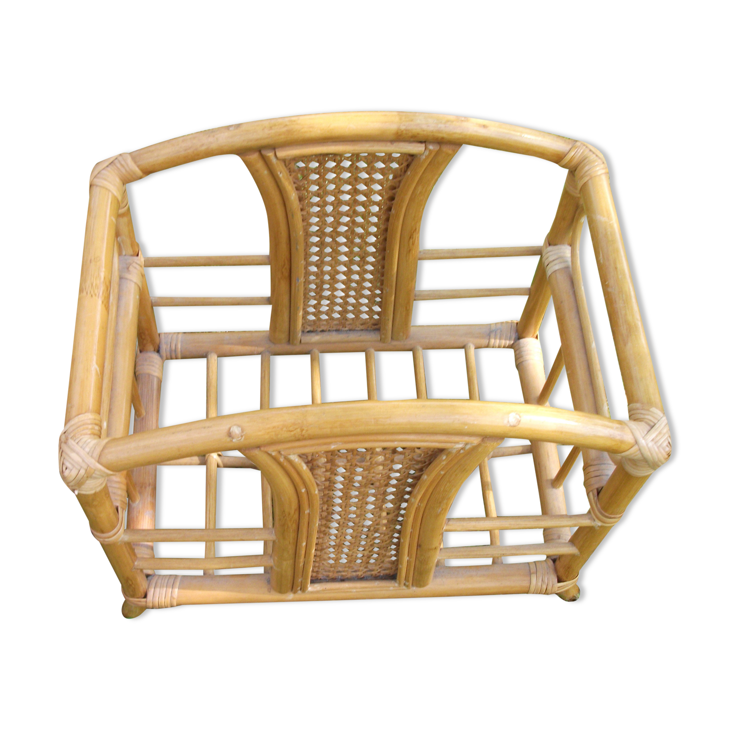 Rattan book holder