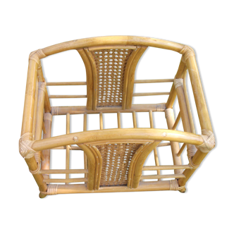 Rattan book holder