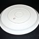 Limoges porcelain pie dish with gold trim, 32cm.