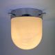 Space age Midcentury Hotel Design Ceiling Lamp, Flushmount, 1970s-Czechoslovakia