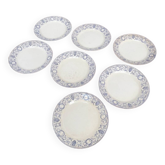 Lot 23 pièces service Marie Louise terre de fer