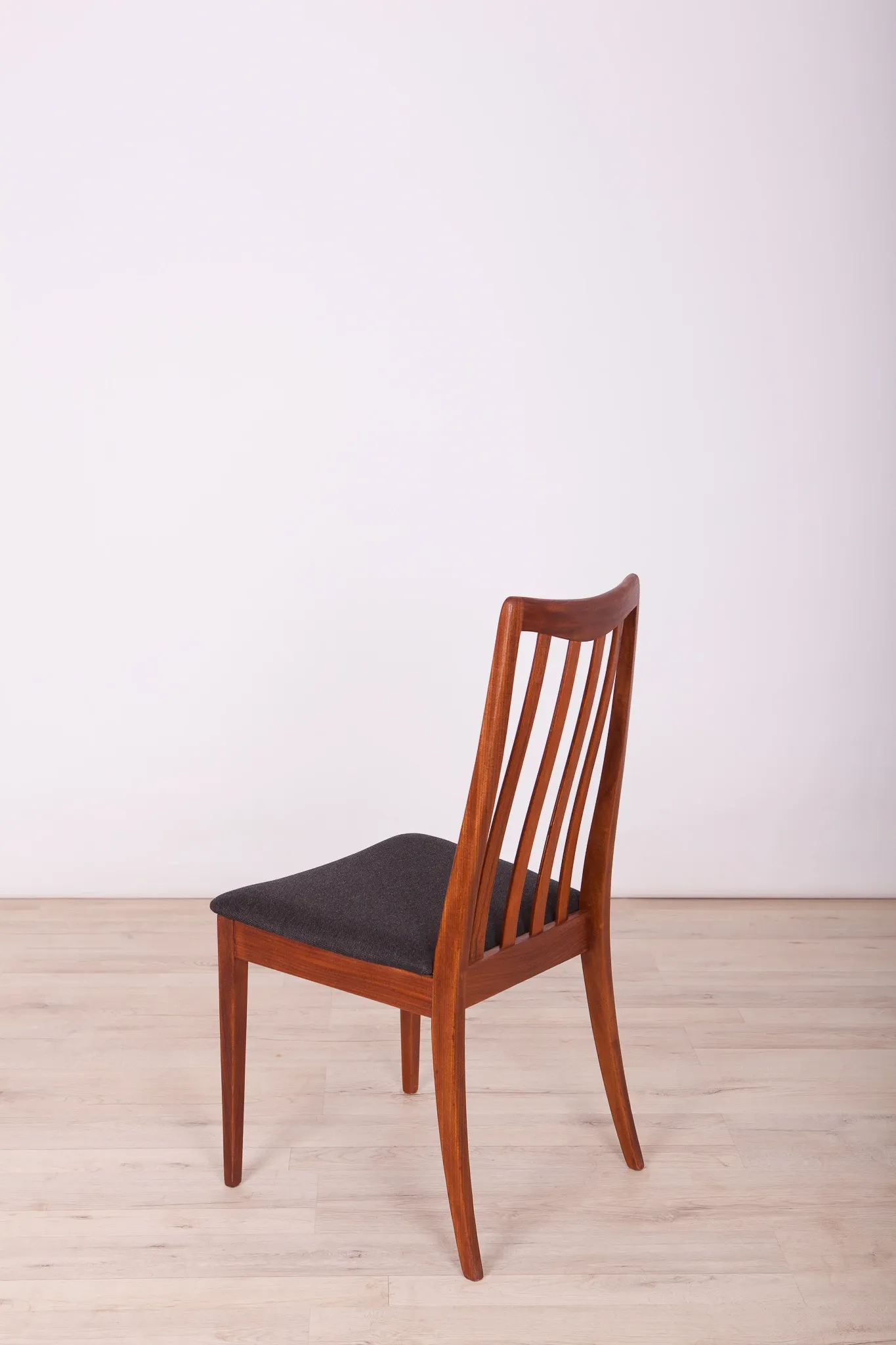 Chaises de salle à manger en tissu et teck par Leslie Dandy pour G-Plan, années 1960, ensemble de 6