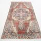 4x7 Shades Of Red Beige Oriental Vintage Rug, 126x220Cm SK 2638