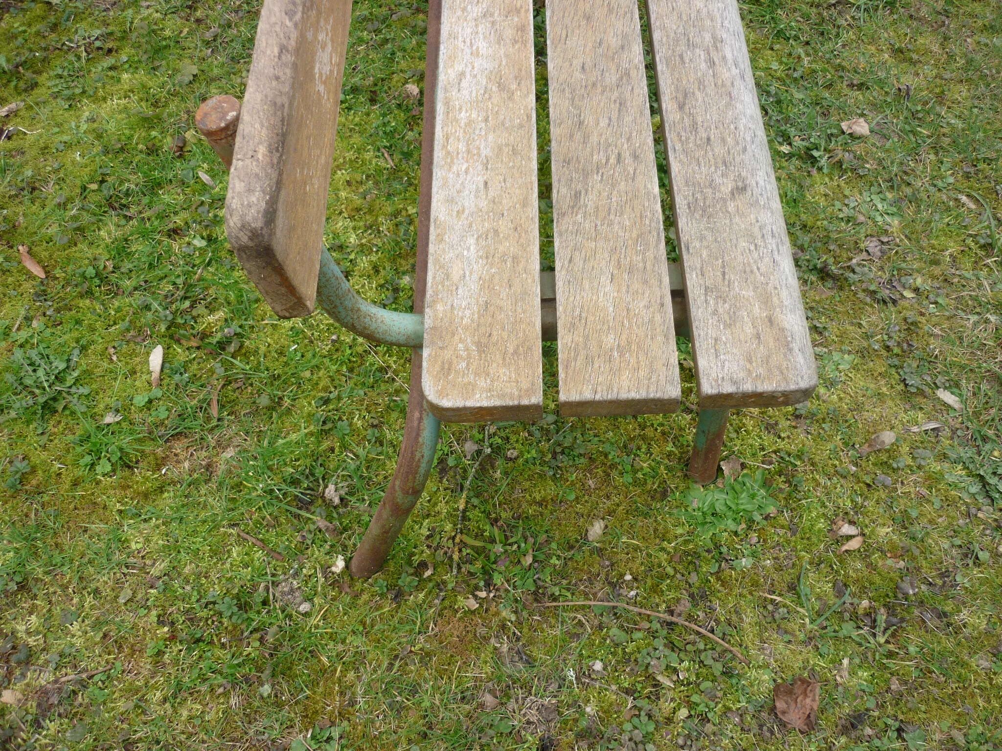Kindergarten school bench with backrest 2.14 m