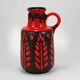 Large Ceramic Art Vase "Fat Lava" by Scheurich, West Germany, 1970s