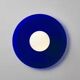 Blue ceiling/wall light
