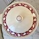 Tureen Badonviller tulips burgundy 30s-40s