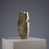 Abstract soapstone bird sculpture