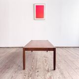 Grande table basse en teck danoise, design années 60