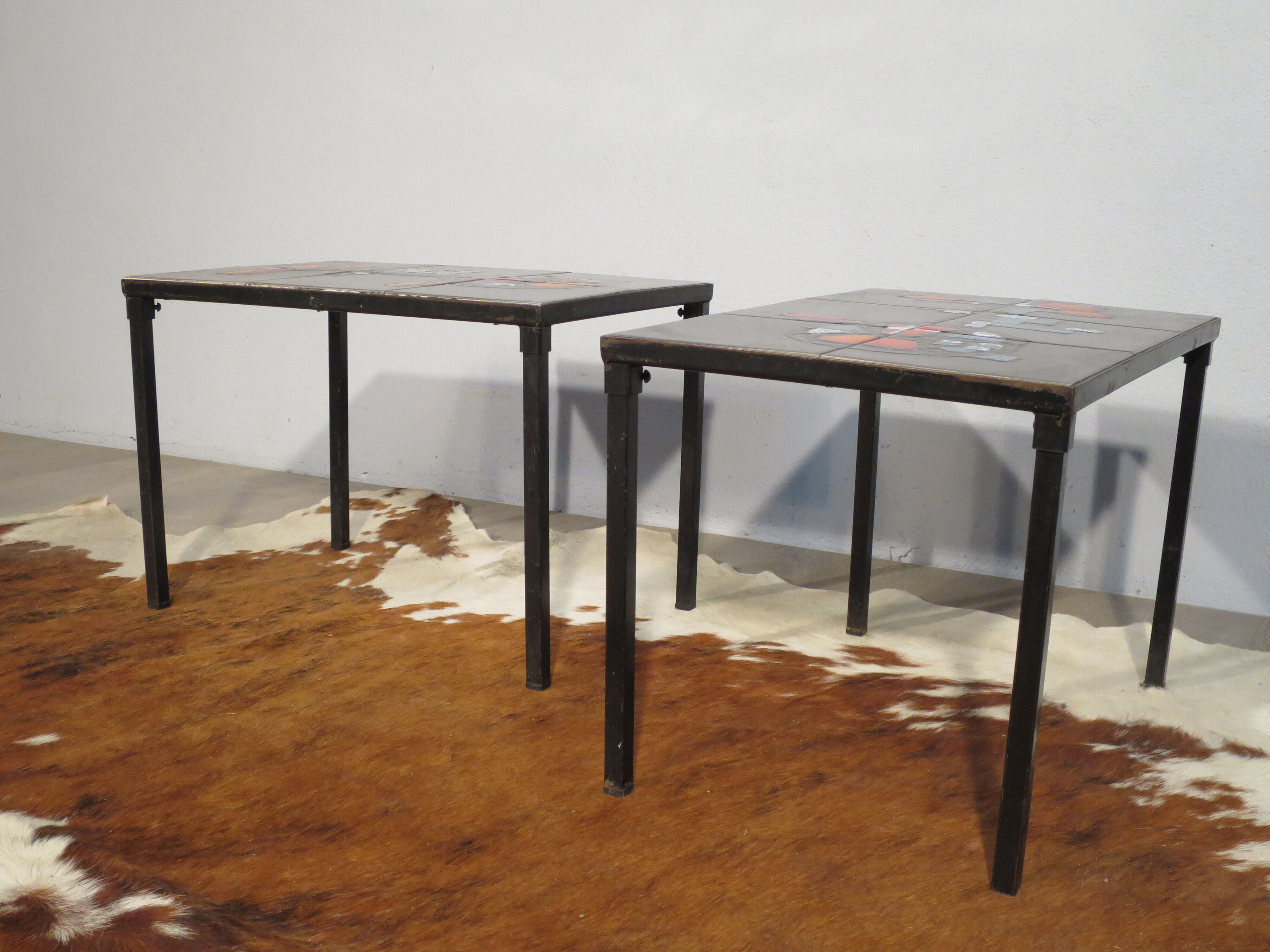 Set of 2 ceramic coffee tables