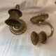 Pair of golden wall light