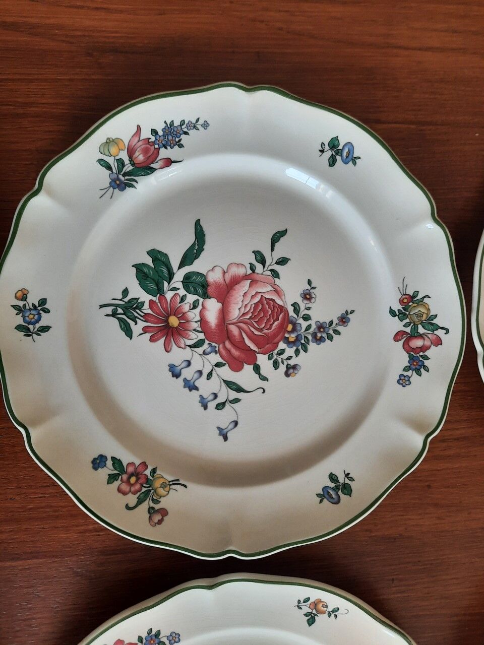 6 old plates Villeroy & Boch