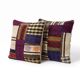Set of 2 vintage kilim cushion covers 48x48 cm