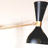 Lamp moonlight balance black