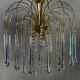 Chandelier en goutte d'eau de style Hollywood Regency – Massif