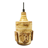 Ceramic hanging lamp by Danish Søholm, estimated 1960s.
