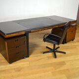 Huge Executive Desk Faram Italy Vintage Edition 1980