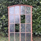 Window L107xH174 industrial curved metal glass roof frame reinforced glass