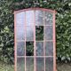 Fenêtre L107xH174 industrielle cintrée métal verrière cadre verres armés
