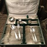 Housewife 151 pieces silver metal boulenger