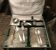 Housewife 151 pieces silver metal boulenger